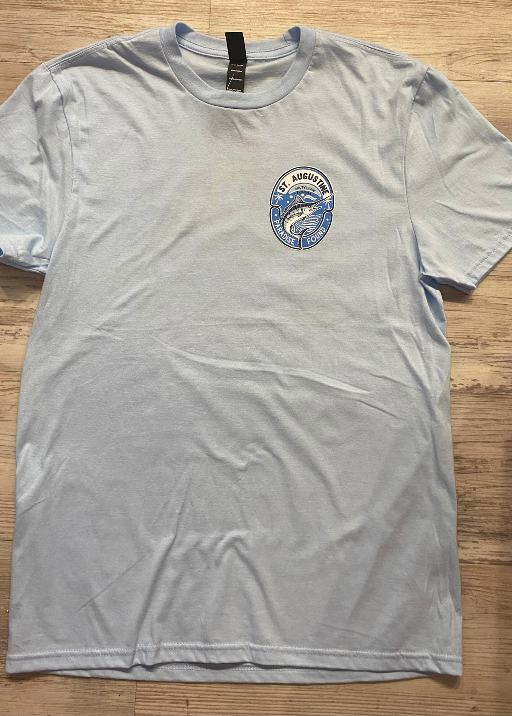 Paradise Found Marlin S/S Lt Blue
