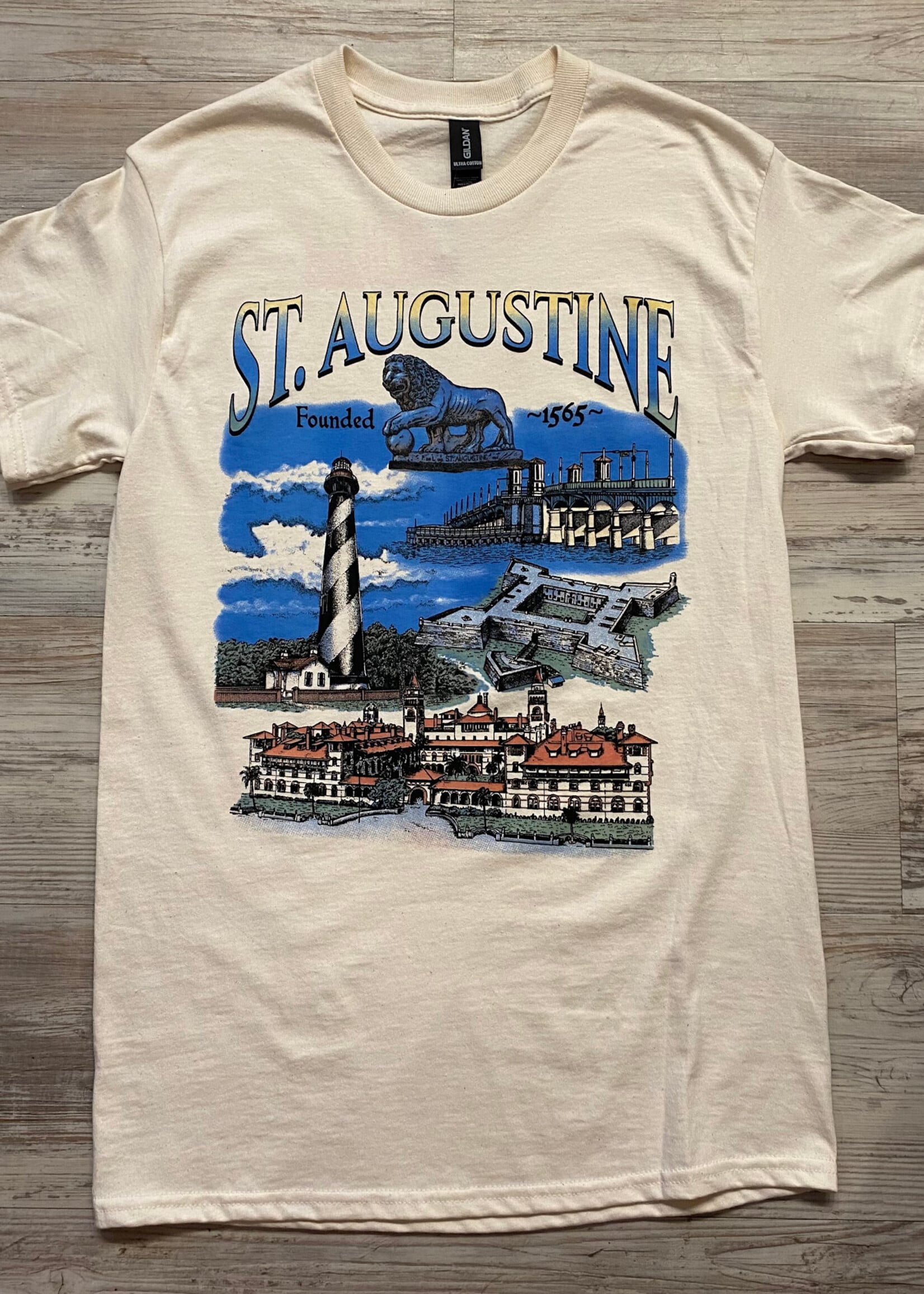 Gildan St Augustine Founded S/S