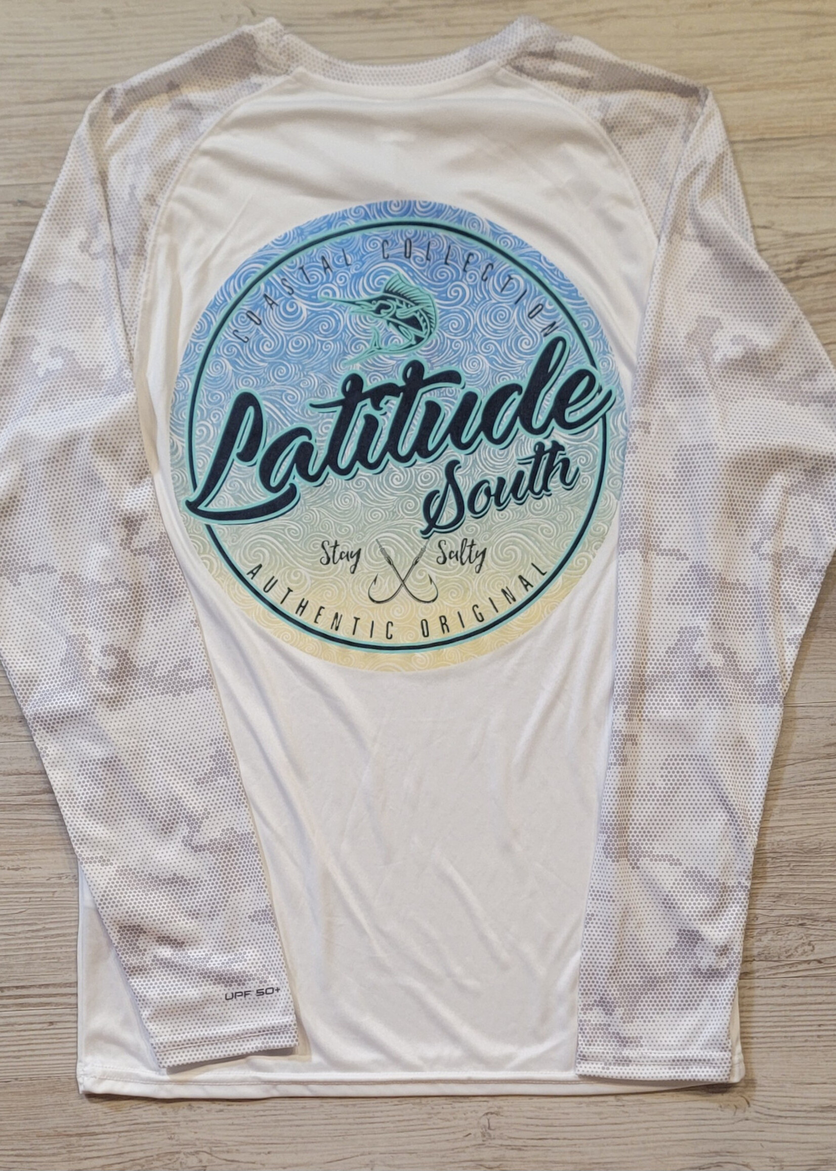 Sport-Tek Latitude South L/S Perf. Silver/Camo