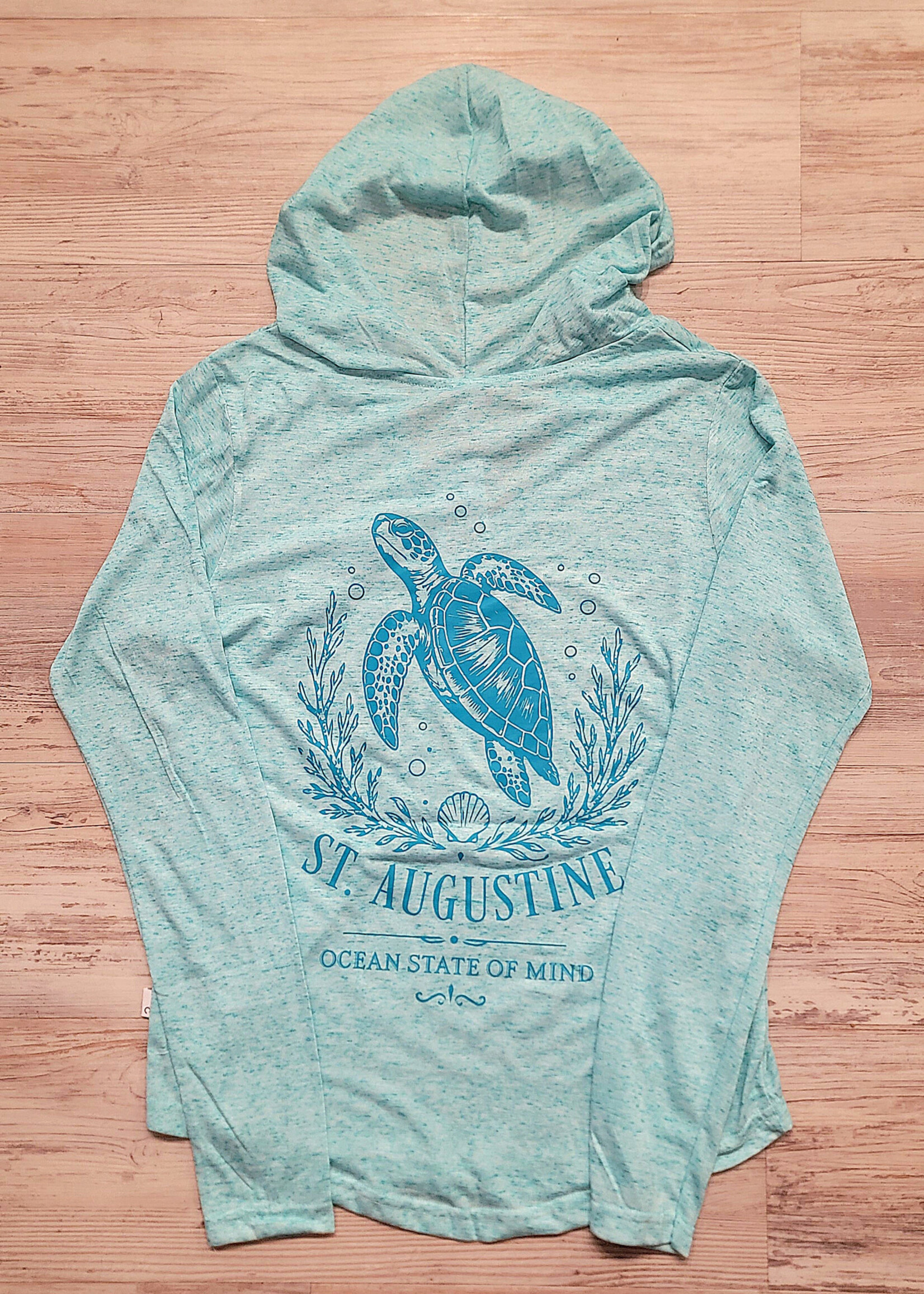 St Aug Vneck Hoodie TB115