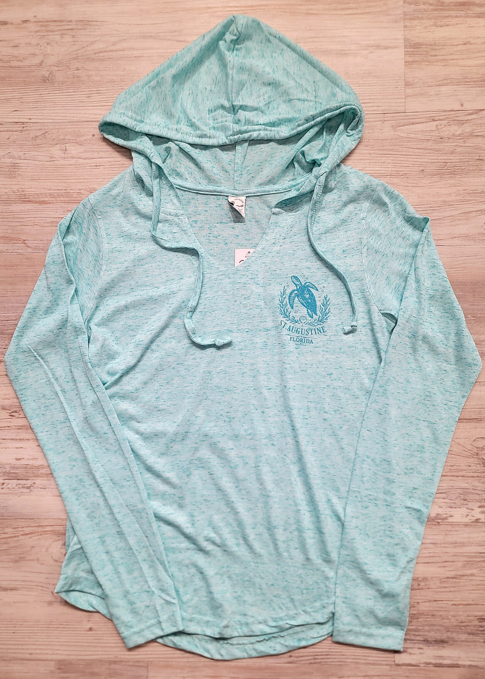 St Aug Vneck Hoodie TB115