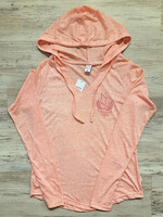 St Aug Vneck Hoodie TB115
