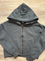 Womens Crop Full Zip Hoodie