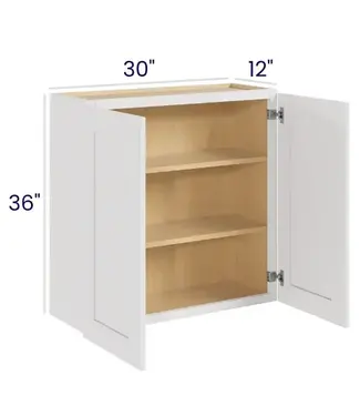 W3036LPTH | 30" W | 36" H Wall Cabinets - Double Door