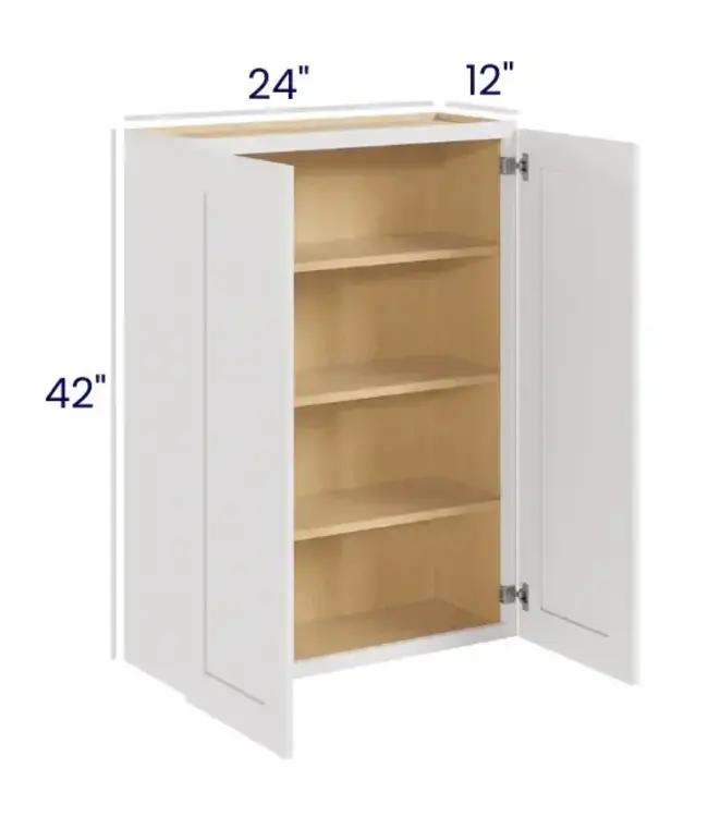 W2442LP | 24" W | 42" H Wall Cabinets - Double Door