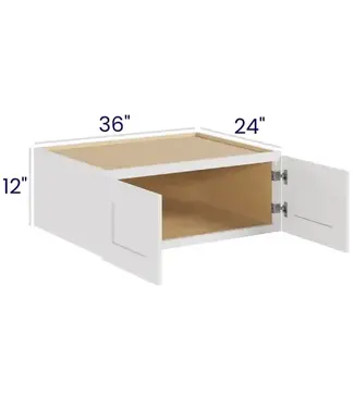 36" W | 12" H  Refrigerator Cabinet