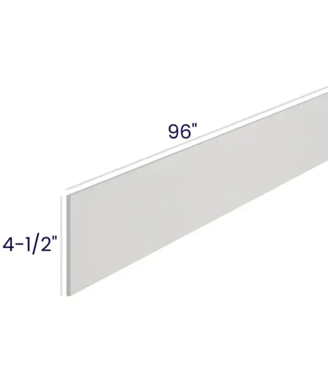 4.5" W | 96" H Moldings - Toe Kick