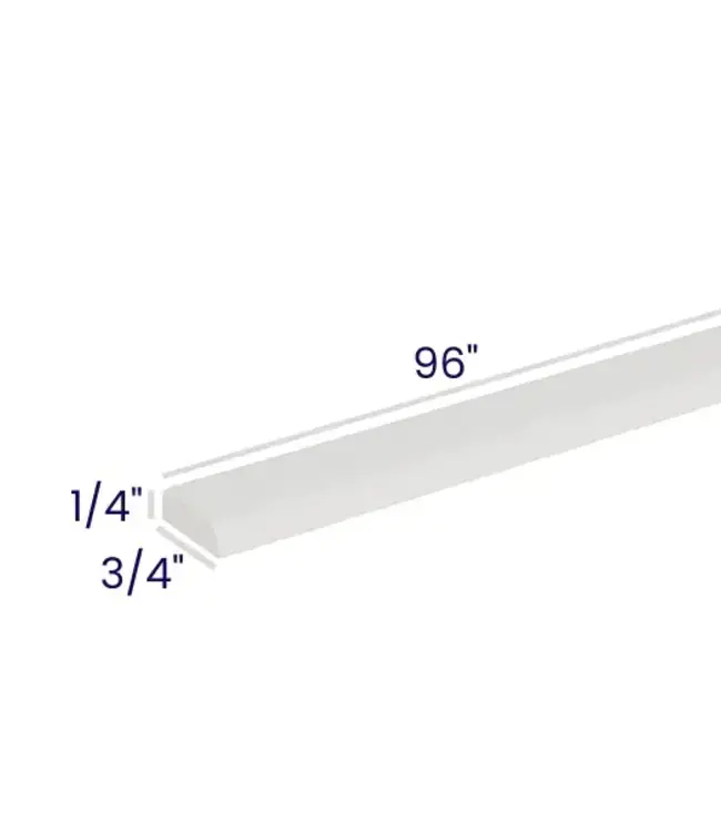 96" W | 1/4" H  Moldings - Scribe