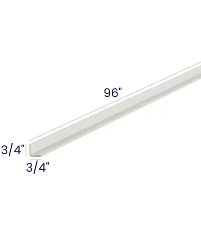 MS96LP | 96" W | 11/16" H Moldings - Shoe