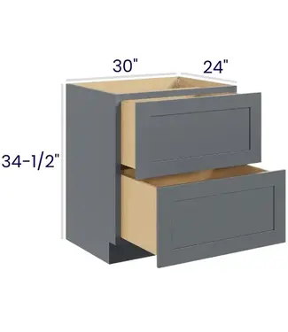 2DB30EB | 30" W | 34.5" H   Two Drawer Bases