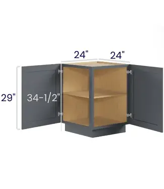 BEC24EB | 24" W | 34.5" H Base End Cabinet