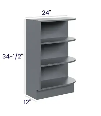 BES12EB | 24" W | 34.5" H Base End Shelf