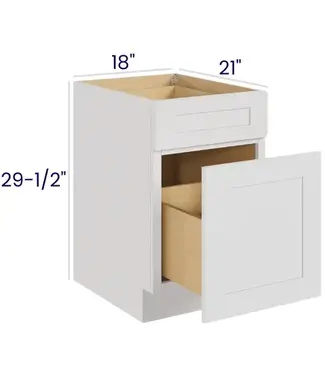 18" W | 29.5" H File Drawer Base