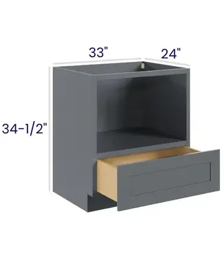 MB33EB | 33" W | 34.5" H Microwave Base Cabinet