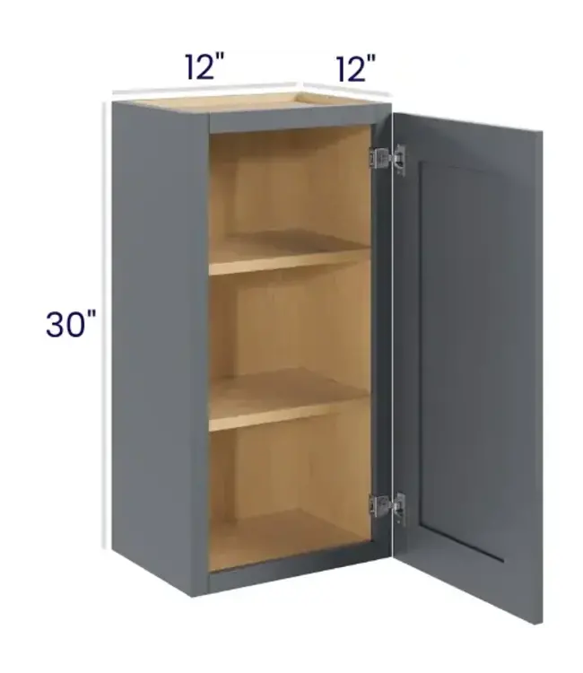 W1230EB | 12" W | 30" H Wall Cabinets - Single Door