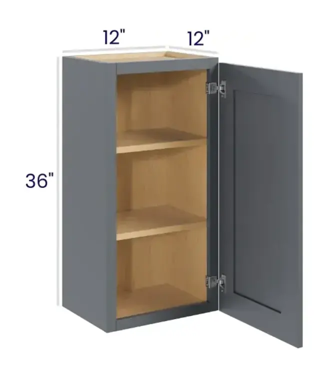 W1236EB | 12" W | 36" H Wall Cabinets - Single Door