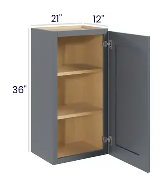 W2136EB | 21" W | 36" H Wall Cabinets - Single Door
