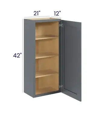 W2142EB | 21" W | 42" H Wall Cabinets - Single Door