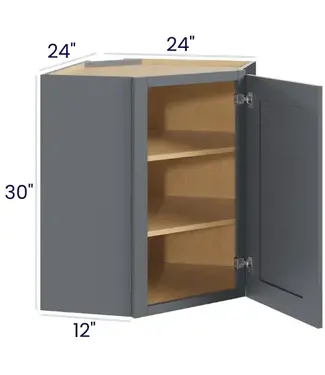 DCW2430EB | 24" W | 30" H Diagonal Corner Wall Cabinets