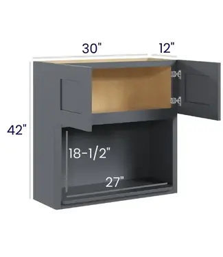 MO3042EB | 30" W | 42" H Microwave Wall Cabinets