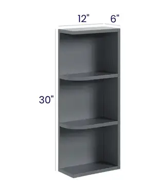 OE630EB | 6" W | 30" H Open End Wall Shelves