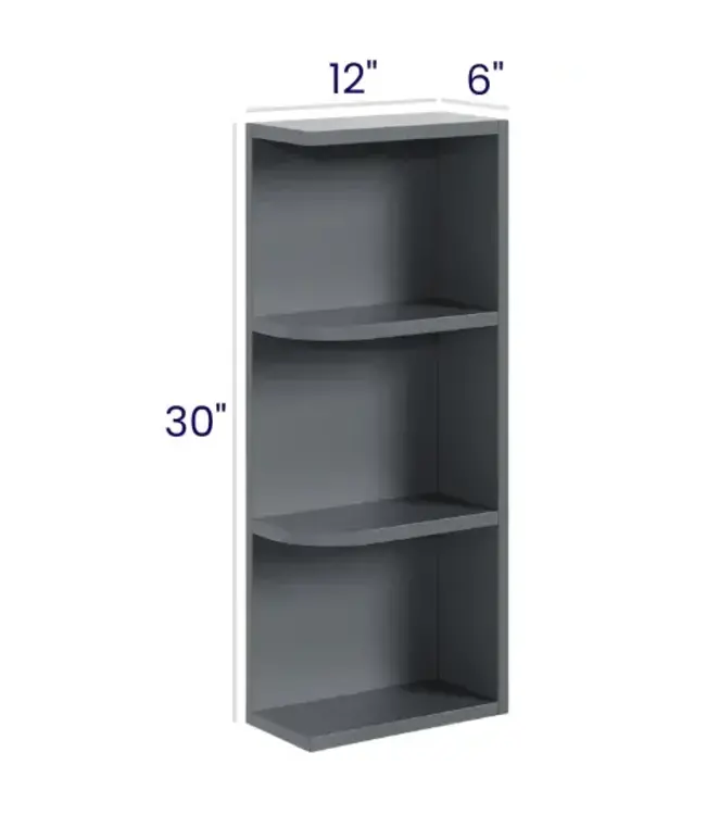 OE630EB | 6" W | 30" H Open End Wall Shelves