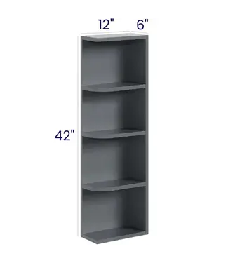 OE1242EB | 12" W | 42" H Open End Wall Shelves