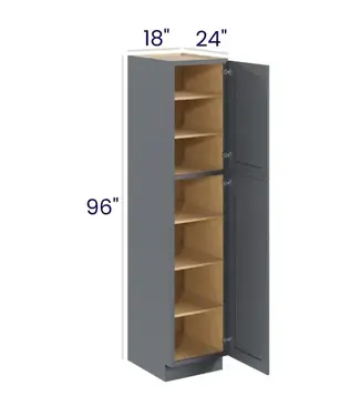 U189624 |18" W | 96" H Pantry Cabinets - Single Door
