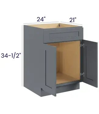 VS24EB | 24" W | 34.5" H Vanity Sink Base