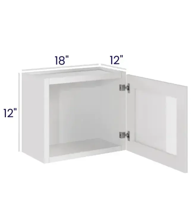 W1812GDLP | 18"W | 12" H Single Door Stacker Cabinets w/Glass