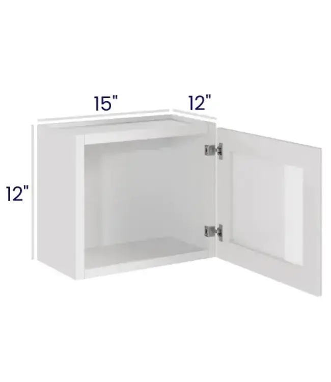 W1512GDLP | 15"W | 12" H Single Door Stacker Cabinets w/Glass