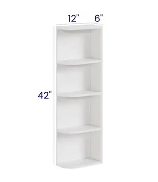 OE6342LP | 6" W | 42" H Open End Wall Shelves
