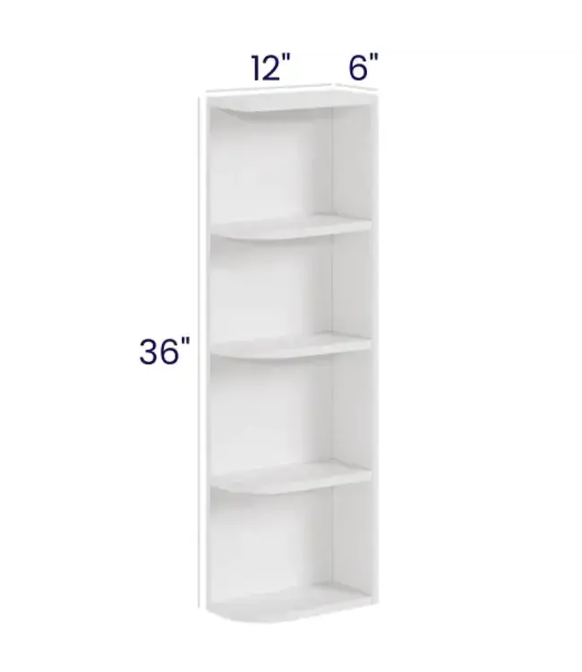 OE636LP | 6" W | 36" H Open End Wall Shelves