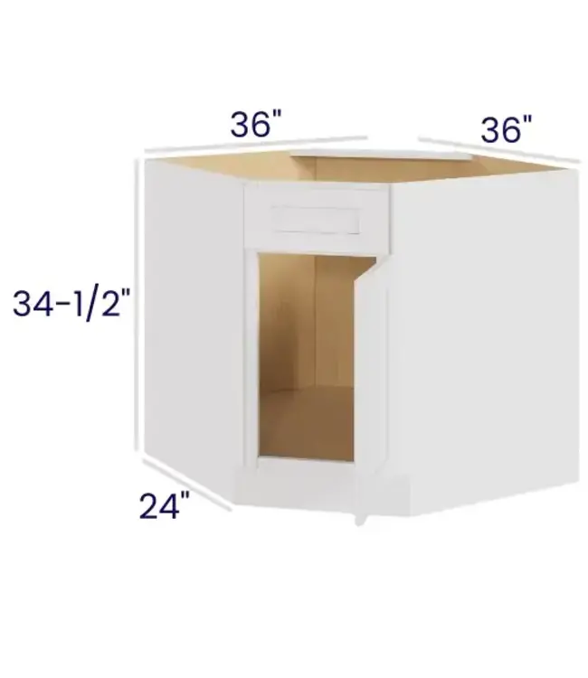 CSB36LP | 36" W | 34.5" H Corner Sink Bases