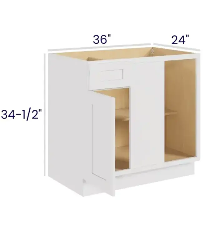 BBC36LP | 36" W | 34.5" H Blind Bases
