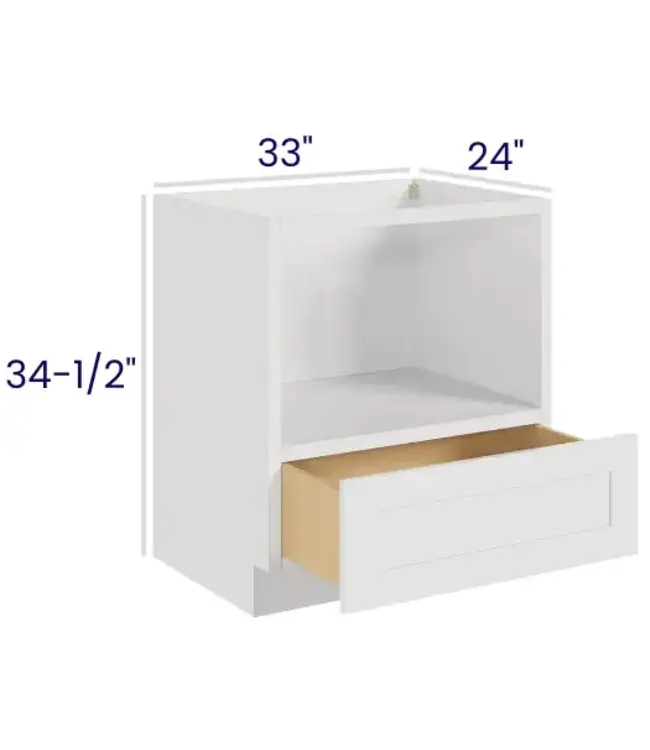 MB33LP | 33" W | 34.5" H Microwave Base Cabinet