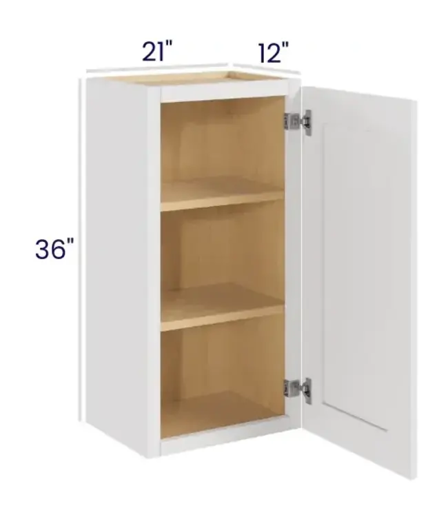 W2136LP | 21" W | 36" H Wall Cabinets - Single Door