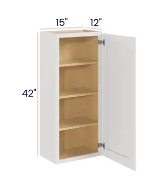W1542LP | 15" W | 42" H Wall Cabinets - Single Door