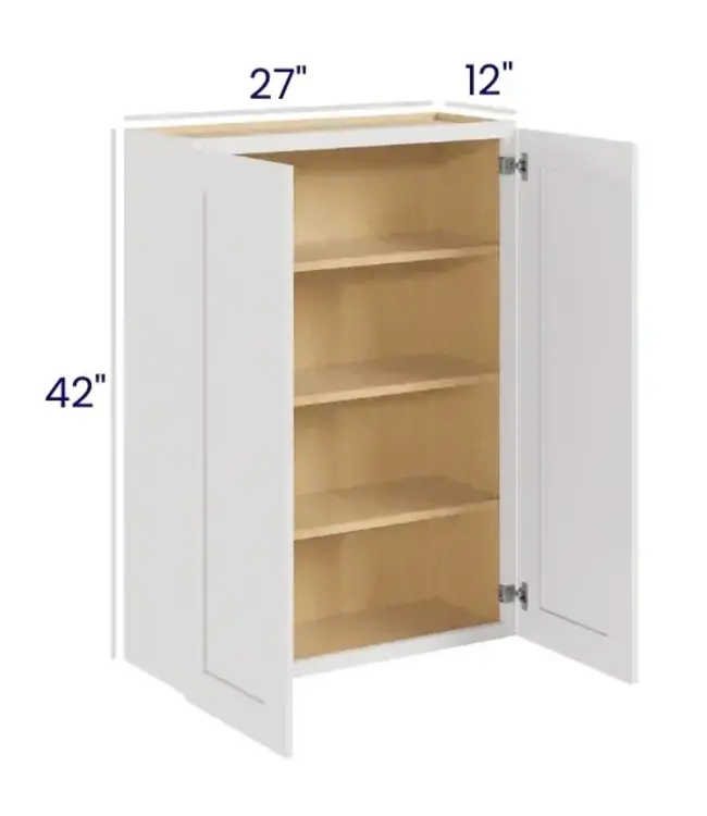 W2742LP | 27" W | 42" H Wall Cabinets - Double Door