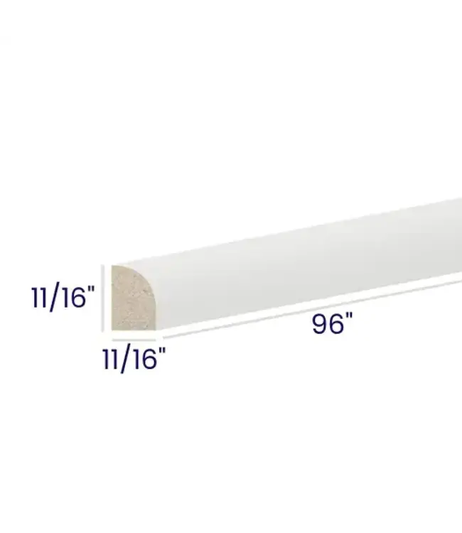 MS96LP | 96" W | 11/16" H Moldings - Shoe
