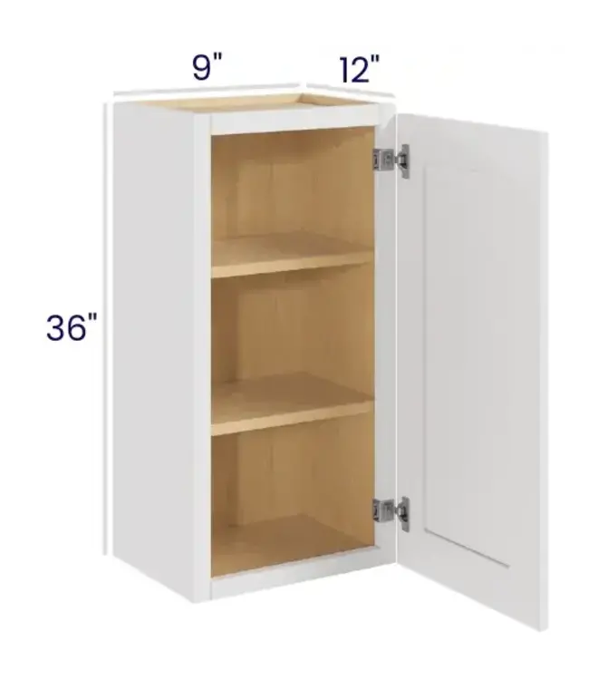 W0936LP | 9" W | 36" Wall Cabinets - Single Door