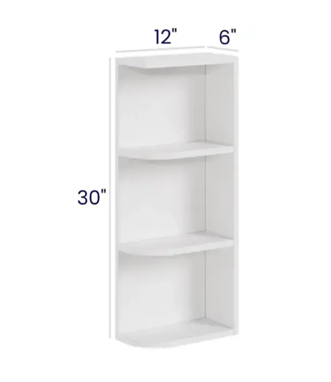 OE630LP | 6" W | 30" H Open End Wall Shelves
