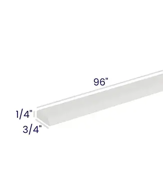 MS96LP | 96" W | 1/4" H  Moldings - Scribe