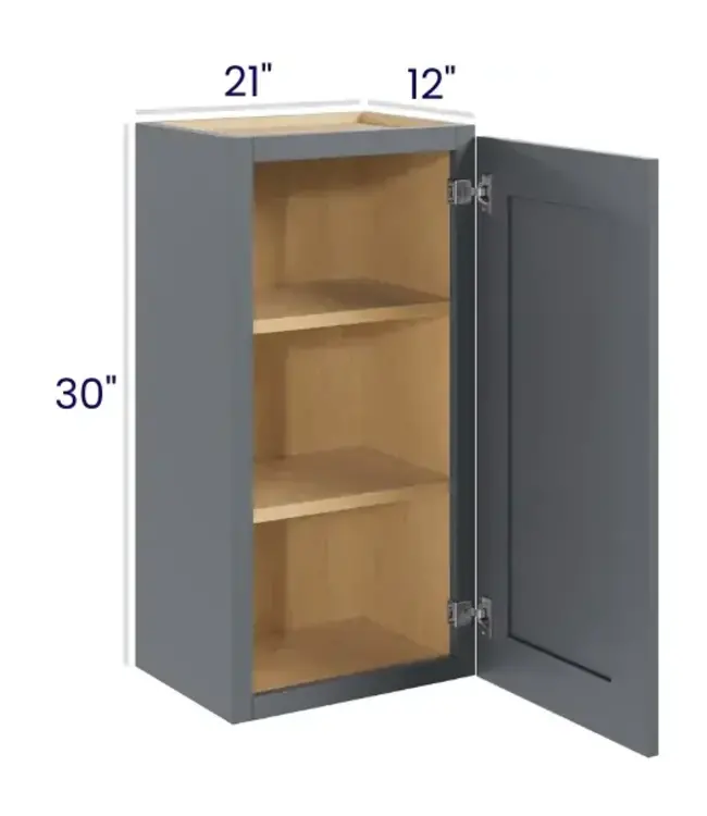 W2130EB | 21" W  | 30" H Wall Cabinets - Single Door
