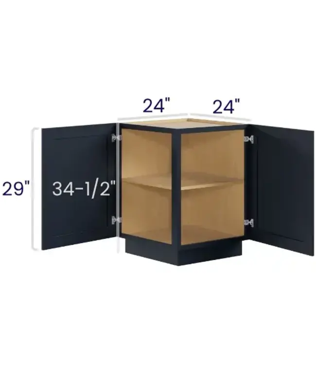 BEC24PP | 24" W | 34.5" H Base End Cabinet