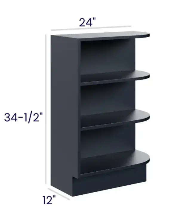 BES12PP | 12" W | 34.5" H Base End Shelf