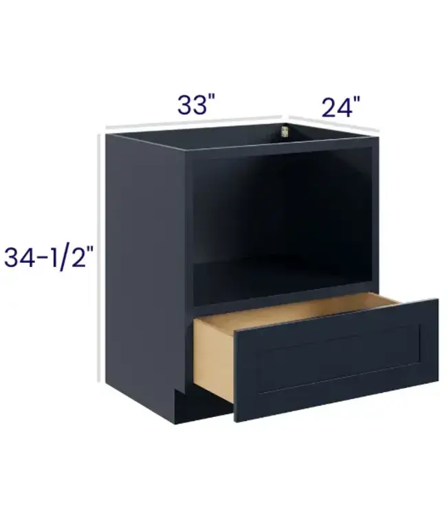 MB33PP | 33" W | 34.5" H Microwave Base Cabinet