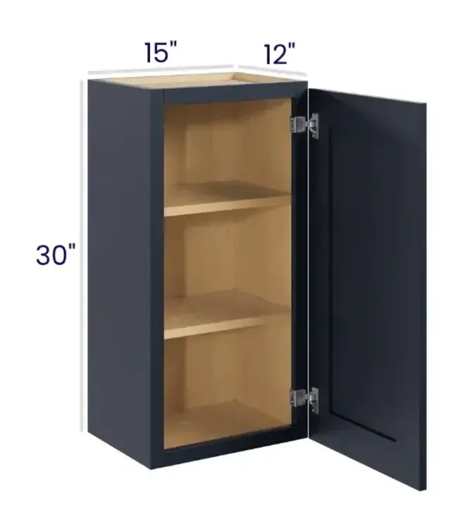 W1530PP | 15" W | 30" H Wall Cabinets - Single Door