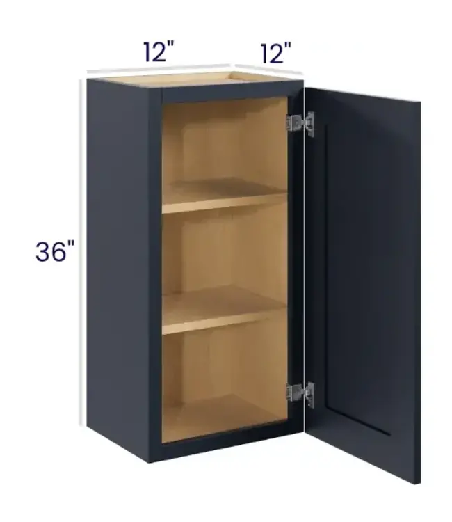 W1236PP | 12" W | 36" H Wall Cabinets - Single Door