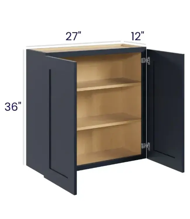 W2736PP | 27" W | 36" H Wall Cabinets - Double Door